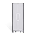 Inval 72"H Storage Cabinet/Wardrobe, Gray 1 thumbnail image