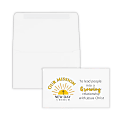 Custom #6-3/4 Remittance/Offering And Donation Envelopes, Full Color Front And Outside Flap, 3-5/8" x 6-1/2",  24 LB White Wove, Box Of 500 1 thumbnail image