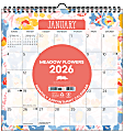 2026-2027 Willow Creek Press Monthly Spiral Wall Calendar, 12" x 12", Meadow Flowers, July 2026 To June 2027, 54741 1 thumbnail image