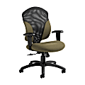 Global® Tye Mesh Tilter Chair, Mid-Back, 41"H x 25"W x 26"D, Beach Day/Black 1 thumbnail image