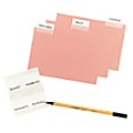 Avery® Swiftabs™ Self-Adhesive Index Tabs, Permanent, White, Pack Of 32 1 thumbnail image