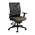 Global® Weev Mid-Back Tilter Chair, 39"H x 25"W x 24"D, Sandcastle/Black