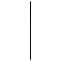 Gritt Commercial Threaded Fiberglass Broom/Squeegee Handle, 60", Black 1 thumbnail image