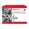 Office Depot® Remanufactured Cyan High Yield Toner Cartridge Replacement For HP 212X, OD212XC