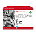 Office Depot Brand® Remanufactured High-Yield Cyan Toner Cartridge Replacement For HP 212X, OD212XC