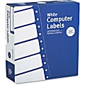 Avery® Continuous Form Computer Labels, 4031, Rectangle, 3-1/2" x 15/16", Pack Of 15,000 1 thumbnail image