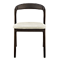 Eurostyle Estelle Fabric Side Accent Chair, Natural/Dark Walnut 1 thumbnail image