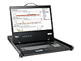 Tripp Lite 16-Port Rack Console VGA KVM Switch w/ 19" LCD 1U TAA - KVM switch - 16 x KVM port(s) - 1 local user - rack-mountable 1 thumbnail image