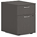 HON Mod HLPLPMBF Pedestal - 15" x 20"20" - 2 x Box, File Drawer(s) - Finish: Slate Teak