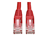 Eaton Tripp Lite Series Cat6 Gigabit Snagless Molded (UTP) Ethernet Cable (RJ45 M/M), PoE, Red, 50 ft. (15.24 m) - Patch cable - RJ-45 (M) to RJ-45 (M) - 50 ft - UTP - CAT 6 - molded, snagless, stranded - red