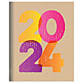 2024 TF Publishing Arts and Design Medium Monthly Planner, 8” x 6-1/2”, Stamped, January To December