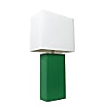 Lalia Home Lexington Table Lamp, 21"H, White/Green 1 thumbnail image