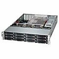Supermicro SuperChassis Server Case - Rack-mountable - Black - 2U - 1200 W - EE-ATX, ATX, EATX Motherboard Supported - CSE826BE1C4R1K23LPB 1 thumbnail image
