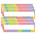 Trend Desk Toppers Name Plates, 2-7/8" x 9-1/2", Cheerful Stripes, 36 Plates Per Pack, Bundle Of 6 Packs 1 thumbnail image