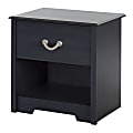 South Shore Aviron 1-Drawer Nightstand, 22-1/2"H x 21-3/4"W x 17-1/2"D, Blueberry 1 thumbnail image