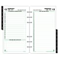 Day-Timer® 90% Recycled Reference Refill, 3 3/4" x 6 3/4", 2 Pages Per Day, January-December 2012 1 thumbnail image