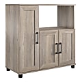 Ameriwood™ Home Delany Microwave Stand, 36”H x 35-11/16”W x 16-9/16”D, Oak 1 thumbnail image