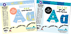 Barker Creek Letter And Number Pop-Outs, 4", Blue On Blue, Set Of 510 Pop-Outs 1 thumbnail image