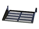 Tripp Lite Rack Enclosure Cabinet Cantilever Fixed Shelf 60lb Capacity 2URM - Rack shelf - black - 2U