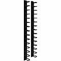 Eaton Tripp Lite Series SmartRack 6 ft. (1.83 m) Vertical Cable Manager - Flexible ring type & toolless mounting - Cable Panel - Black 1 thumbnail image