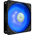 Cooler Master SickleFlow Cooling Fan - 4.72" Maximum Fan Diameter - 463.8 gal/min Maximum Airflow - 1800 rpm - Rifle Bearing - 4-pin PWM - Blue LED - Case, Chassis, Cooling System - 18.3 Year Life 1 thumbnail image