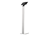 DURABLE TABLET HOLDER FLOOR - Stand - for tablet - aluminum, steel, ABS plastic - silver - screen size: 7"-13" - floor-standing