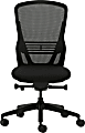 Allermuir Ousby Ergonomic Fabric Mid-Back Task Chair, Ink/Black
