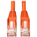 Tripp Lite 20ft Cat6 Gigabit Snagless Molded Patch Cable RJ45 M/M Orange 20' - 20ft - 1 x RJ-45 Male - 1 x RJ-45 Male - Orange