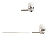4XEM Earbud Headphones, White