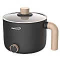 Brentwood® 1.6-Qt. 600-Watt Multi-Function Electric Hot Pot Cooker with Ceramic Nonstick Coating, Black, HP-3170BK 1 thumbnail image