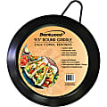Brentwood BCM-24 9.5-Inch Carbon Steel Non-Stick Round Comal Griddle, Black - Cooking, Sandwich, Egg, Bacon - BCM24 1 thumbnail image