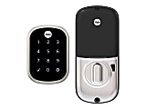 Yale Assure YRD256-NR-619 - Door lock - combination - touch keypad - satin nickel