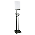 Buddy 100% Recycled Lobby Sign Holder Stand, 12"H x 12"W x 48"D, Black