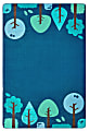 Carpets for Kids® KIDSoft™ Tranquil Trees Decorative Rug, 6' x 9', Blue 1 thumbnail image