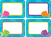 Teacher Created Resources Name Tags/Labels, 3-1/2" x 2-1/2", Colorful Fish