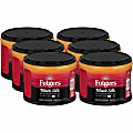 Folgers Black Silk Ground Canister Coffee, Dark Roast, Case Of 6, 24.2 Oz Per Canister 1 thumbnail image