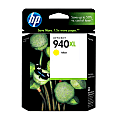 HP 940XL High-Yield Yellow Ink Cartridge, C4909AN