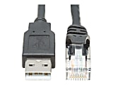 Tripp Lite USB-A To RJ45 Rollover Console Cable, 10'