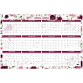 AT-A-GLANCE® BADGE Reversible Erasable Academic and Regular Year 2025-2026 Wall Calendar, Floral, Extra Large, 24" x 36" 1 thumbnail image