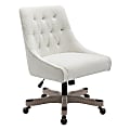 Office Star Tindal Fabric High-Back Office Chair, White