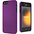Cygnett AeroGrip Feel Snap-On Case iPhone 5 - For Apple iPhone Smartphone - Textured - Purple - Rubberized, High Gloss - Polycarbonate