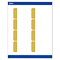 Avery® Print-To-The-Edge Labels & Sure Feed®, S00-DJK-PRWMP10, 2" x 3", Matte White, Preprinted Dipped Gold Edge Design, Pack Of 80 1 thumbnail image