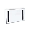 Azar Displays Acrylic Sign Holders With Magnetic Strips, 8 1/2" x 11", Clear, Pack Of 10 1 thumbnail image