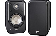 Polk Audio S20 American Hi-Fi Home Theater Bookshelf Speakers, Black, Pair, S20B 1 thumbnail image
