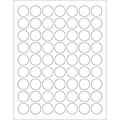 Office Depot® Brand Round Glossy Labels For Laser Printers, LL300, 1", White, Case Of 6,300