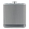 iHome SoundFlask iBT12 Speaker System - Wireless Speaker(s) - Portable - Battery Rechargeable - Solid Silver