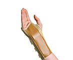 Medline Elastic Wrist Splint, Right, XL, 7", Black