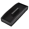 CLI Magnetic Whiteboard Eraser - 2" Width x 5" Length - Used as Mark Remover - Built-in Marker Storage, Magnetic - Black - 1 / Each 1 thumbnail image