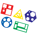 Learning Resources® Primary Shapes Templates, Pre-K - Grade 3, Pack Of 5 1 thumbnail image
