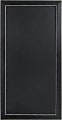 DesignOvations Wyeth Magnetic Framed Chalkboard, 13" x 26", Black, Black Plastic Frame 1 thumbnail image